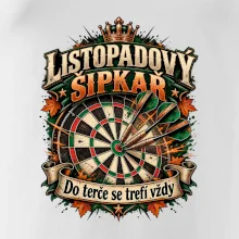 Listopadový šipkař mistr terče