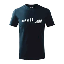 Evoluce veslování 3 lidi