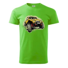 Žlutý offroad s navijákem