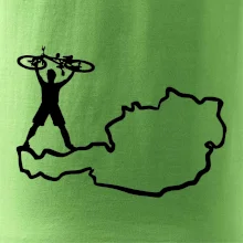 Cyklista - Mapa Rakouska