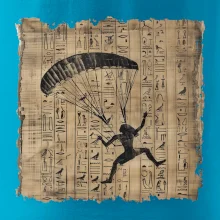 Egyptské hieroglyfy paraglide