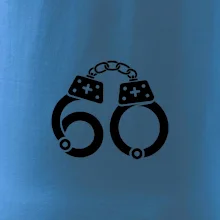 Narozeninové tričko pro policajta - pouta 60