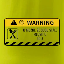 Warning mluvení - Jídlo
