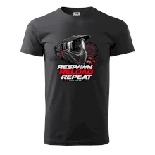 Paintballová maska respawn reload repeat