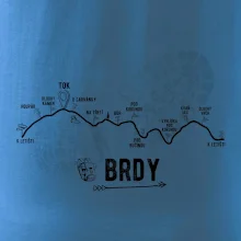 Profil kopců - Brdy