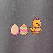 Evoluce vajíčka - velikonoce - kuře