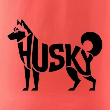 Husky nápis v těle