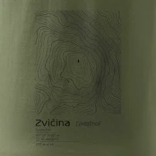 Zvičina - vrstevnice v obdélníku