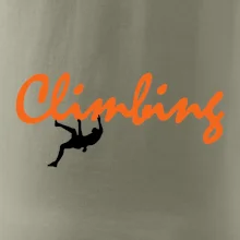 Climbing psací text