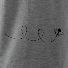 Dráha letu včely - smyčka