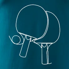 Pálky na stolní tenis jedním tahem