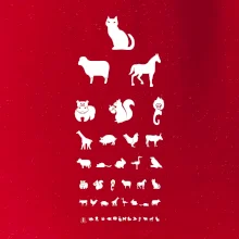 Oční test zvířatka