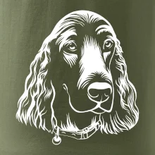 Kokršpaněl - hlava kreslená