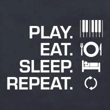 Play eat sleep piano