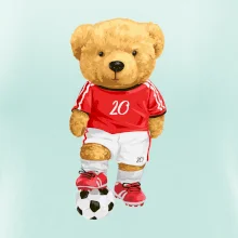 Fotbalista medvídek číslo