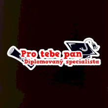 Pro tebe pan Diplomovaný specialista