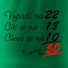 Vypadá, cítí se, chová se - 50 let