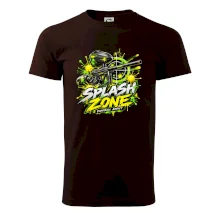 Neonový zásah splash zone paintball