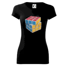 Rubikova kostka kreslená