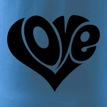 Love nápis jednoduchý