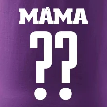 Máma - dres se jménem a číslem