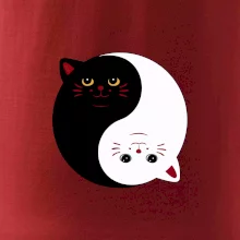 Kočky jin jang barevné