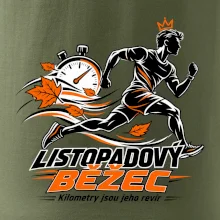 Listopadový běžec se stopkami a korunou