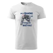 Badminton rameno drží boží vůle