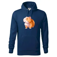 Morče - kreslené, bílo oranžové