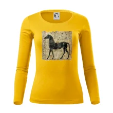 Egyptské hieroglyfy kůň