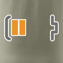 Rodinná trika - baterie táta