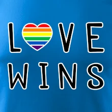 Love wins nápis