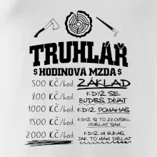 Hodinová mzda truhlář