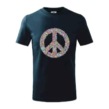 Peace symbol lístečky
