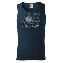 Mapy měst černobílé Slaný