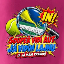 Soupeř vidí aut já vidím lajnu