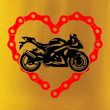 Moto srdce řetěz - supersport