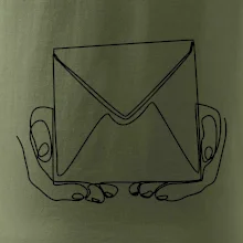 Obálka pošták jedním tahem