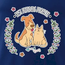 Kočka a pes best friends