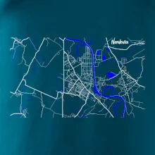 Neratovice - Mapa s vodními toky