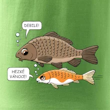 Hezké Vánoce Kapr a Koi kapr (Hana-creative)