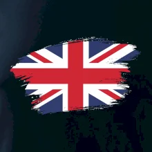 Britská vlajka roztrhaná