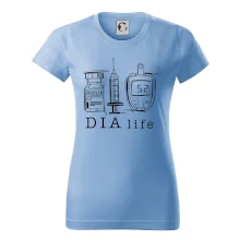 D I A life - kreslený insulin injekce a glukometr