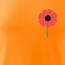 Vlčí mák ikonka na prsu