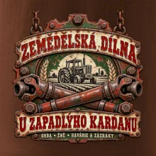 Zemědělská dílna u zapadlého kardanu