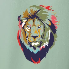 Hlava lva kreslená jednoduchá