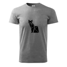 Origami kočka z boku