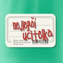 Nejlepší učitelka sešit