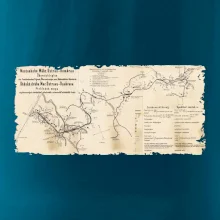 Mapa Báňské dráhy z Moravské Ostravy do Doubravy