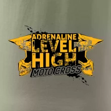 Motocross adrenaline level high